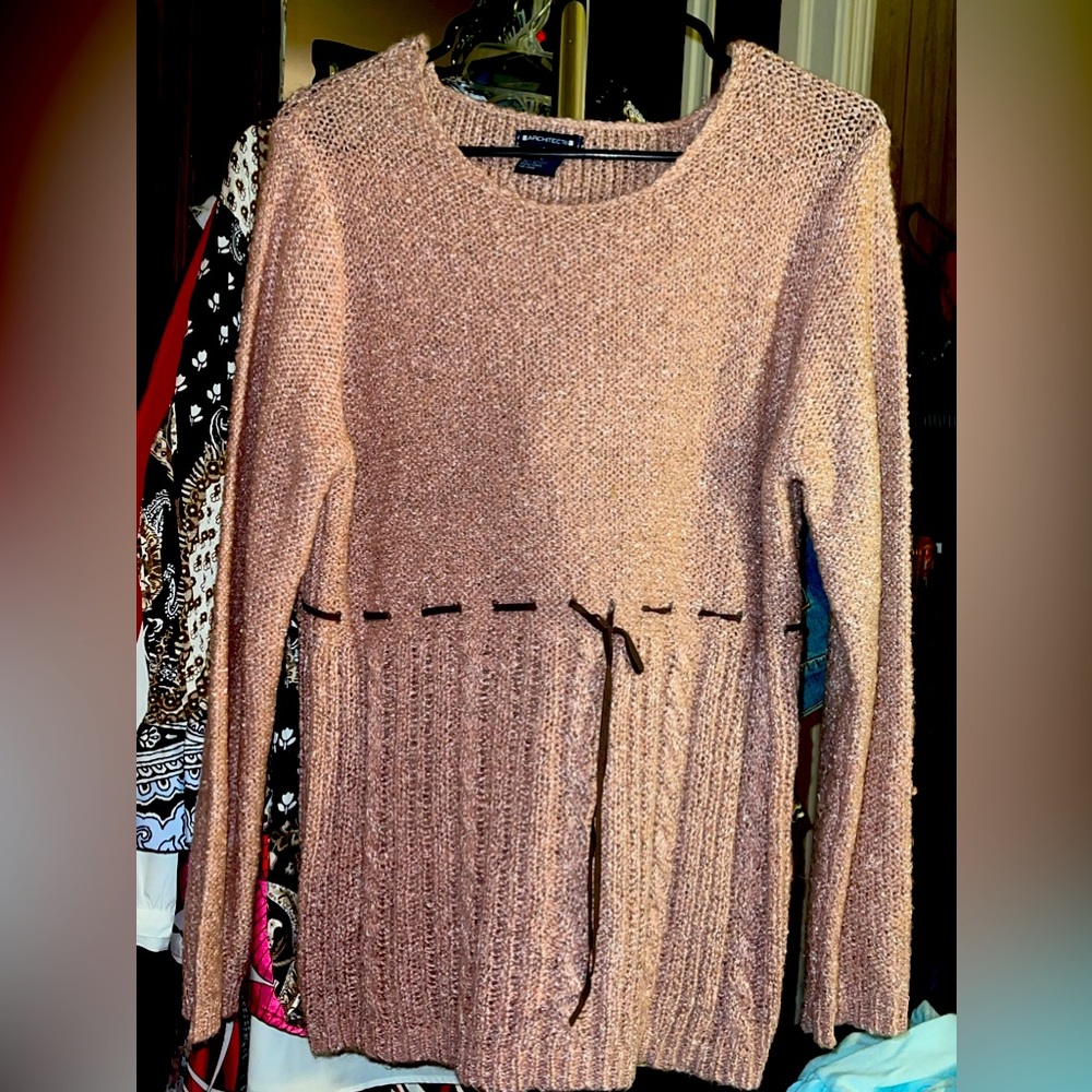 Architect Brand Pink Sweater. Size Large